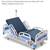 Careboda Premium 5 Function Full Electric Hospital Bed, Hospital Bed 10 thumbnail