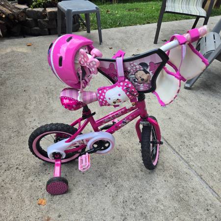 Bicicleta de entrenamiento para niñas con diseño de ratón mini - $55 (Johnson city)63437061808899122