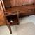Hekman Executive desk with Glass Front Hutch 7 thumbnail
