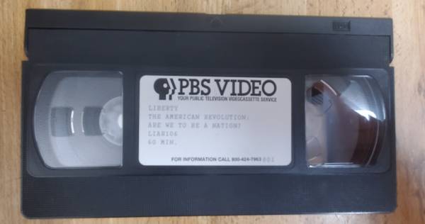 Liberty! The American Revolution VHS 6 Tape Lot Set from PBS