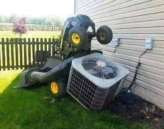 Buying broken or unwanted riding lawn mower 1