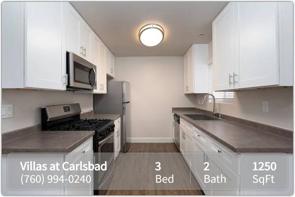 $3,995 / 3br - 1250ft2 - A New Day, A Fresh Start: Your Ideal Home Awaits! (Carlsbad)63865815812609121
