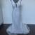 Sheath Wedding Dress | Size 10 | Plunging V-Neck, Beaded 3 thumbnail