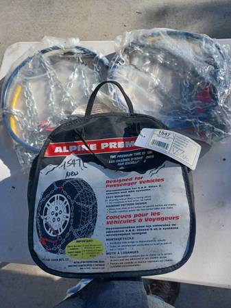Alpine Premier Snow / Tire Chains #1547 - New in Bag, Sz. 14-16" Tires 1
