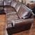 Brown Leather L-Shaped Sofa 5 thumbnail