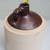 2  Whiskey Jugs Tan and Brown Crock 4 Gallon, 2 Tone One Gallon 9 thumbnail