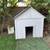 Extra Large White Dog House 5’ h x 6’ L 3 thumbnail