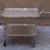 Woodmet Mid Century English Bar Cart / Auto Trolley / Serving Tray 1 thumbnail