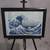 Japanese Wood Block Print, wood frame, signed 1 thumbnail