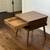 MID CENTURY MODERN Formica End Table with Drawer 4 thumbnail