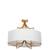 $340 or best offer - Gold Semi-flush Four Light Fixture 1 thumbnail