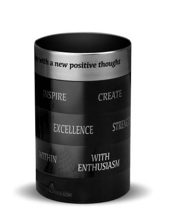 Positive Spin Pen Cup 1
