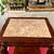 End Table- 2 Tier, Rose Marble Top, Solid Wood, Mahogany Stained- $95 FIRM 3 thumbnail