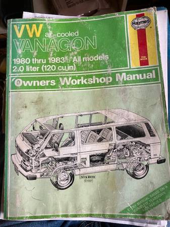 VW Westfalia camper  manual 1