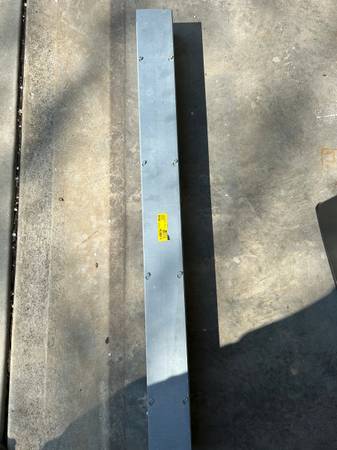 Galvanized Wireway Straight Section, 4" x 4" x 48" 1