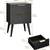 Fluted Nightstand with 2 Drawers,Black Bedside Table
Mid Century Modern Night St 4 thumbnail