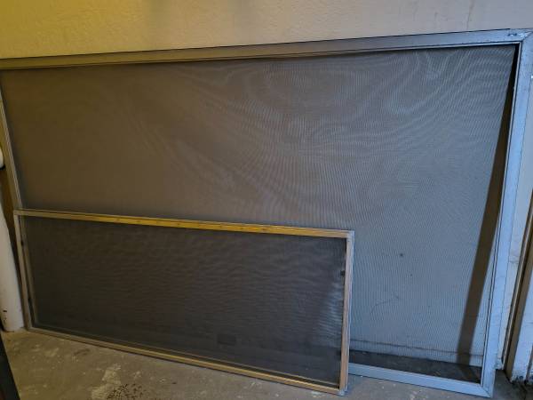 2 Windows Screens and 1 Balcony Door Screen 1