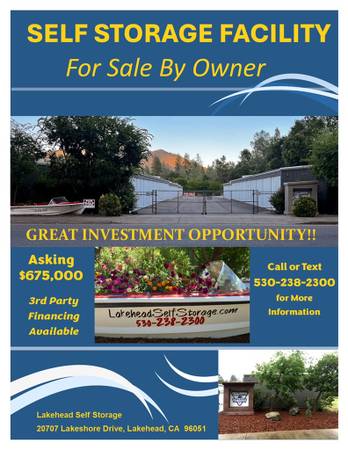 $675,000 Lakehead Self Storage (Lakeshore Dr, Lakehead)63972527896579120