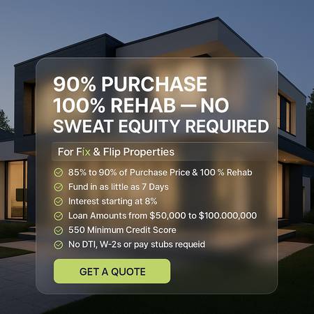 Fix n Flip & Ground Up New Construction Loans 1