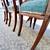 ANTIQUE 19TH CENTURY EDWARDIAN MAHOGANY DINING SIDE CHAIRS — SET OF 4 6 thumbnail