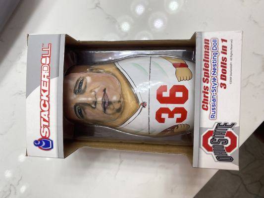 Chris Spielman Nesting Doll #36 Ohio State Buckeyes 2004 Stacker Doll 1