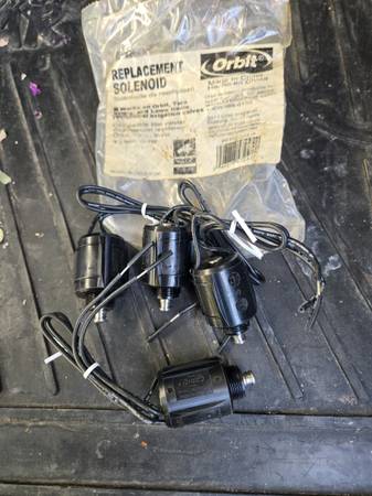 (4) Orbit 24V Irrigation Valve Solenoids NOS 1