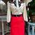 NEW Womens Small / Medium Ladies Western Cowboy Shirt / Skirt 1 thumbnail