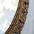 Large Vintage Wall Mirror with Ornate Gold Painted Oval Wooden Frame 4 thumbnail