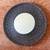 Black Geometric Metal Round Wall Mirror 24” 1 thumbnail