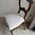 Small solid mahagony Biedermeier Austrian dining set with 4 Chairs 5 thumbnail