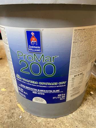 7 Gal. Interior Latex SW ProMar 200 White 1