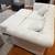 White luxurious sofa with ottomans 1 thumbnail