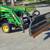 Hydraulic angle snowplow John Deere quick attach 1 thumbnail