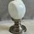 SCHOOLHOUSE ELECTRIC Light Chrome Wall Sconce White Muslin Glass 3 thumbnail
