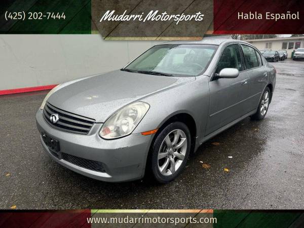 2006 Infiniti G35 APROBACIÓN INMEDIATA ! - $3,998 (+ FINANCIAMIENTO DISPONIBLE!)63622964846979122