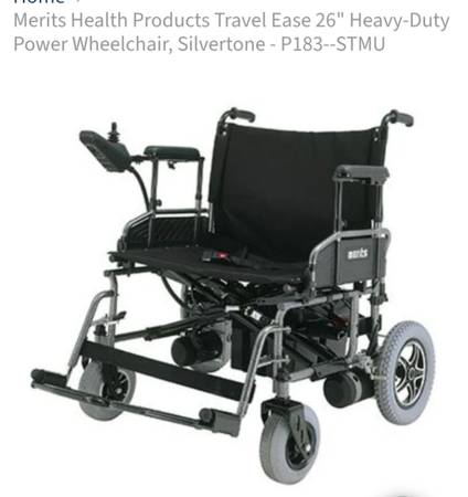 Merits XL power wheelchair holds 800 pounds all terrain 1