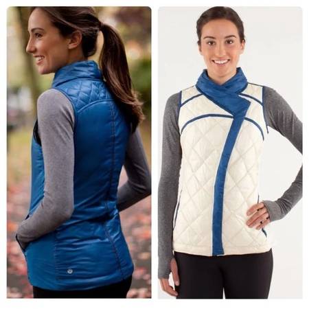 LULULEMON REVERSIBLE DOWN VEST Sz 6 Great Condition 1