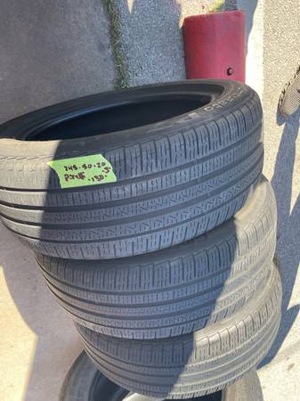 2 USED 2455020 Pirelli All Season tires for $130 installed and balance.  2455020 1