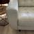 White full-grain leather sofa in like new condition 5 thumbnail