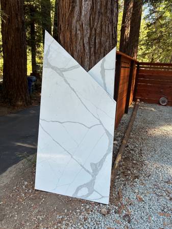 Quartz Counter Slabs. 36" wide 44" long Double Bull Nose 1