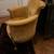 Stunning Antique Gilt Velvet Upholstered Armchair 2 thumbnail