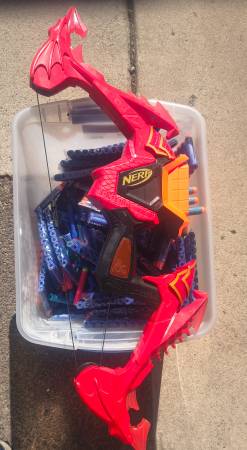 NERF Skyblaze with Dragon Power and Over 1000 Pieces of Ammo 1