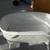VINTAGE WHITE WICKER BASSINET 4 thumbnail