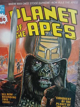 PLANET OF THE APES comic books 16 in all from the 1970's. 1