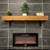 Brand New 5' Distressed Real Wood Mantel Floating Shelf For Fireplace BNIB Never 1 thumbnail