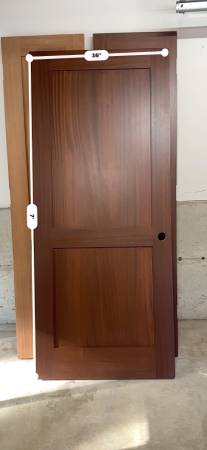 Solid mahogany interior door 1