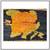 4ft 2in X 7ft 6in 20th Century Black Garden Print Area Rug 5 thumbnail