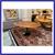 William-sonoma Home Tulip Walnut Dining Table 4 thumbnail
