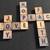 Scrabble style Faith, Hope, Joy, Love Peace wall hanger.  + 2 thumbnail