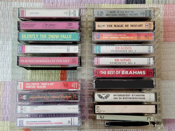 Various Classical Cassette tapes 1